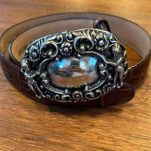 Brighton 1990s Brown Belt, Size Medium. EUC